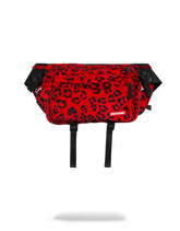 RED LEOPARD CROSSBODY TRANSPORTER